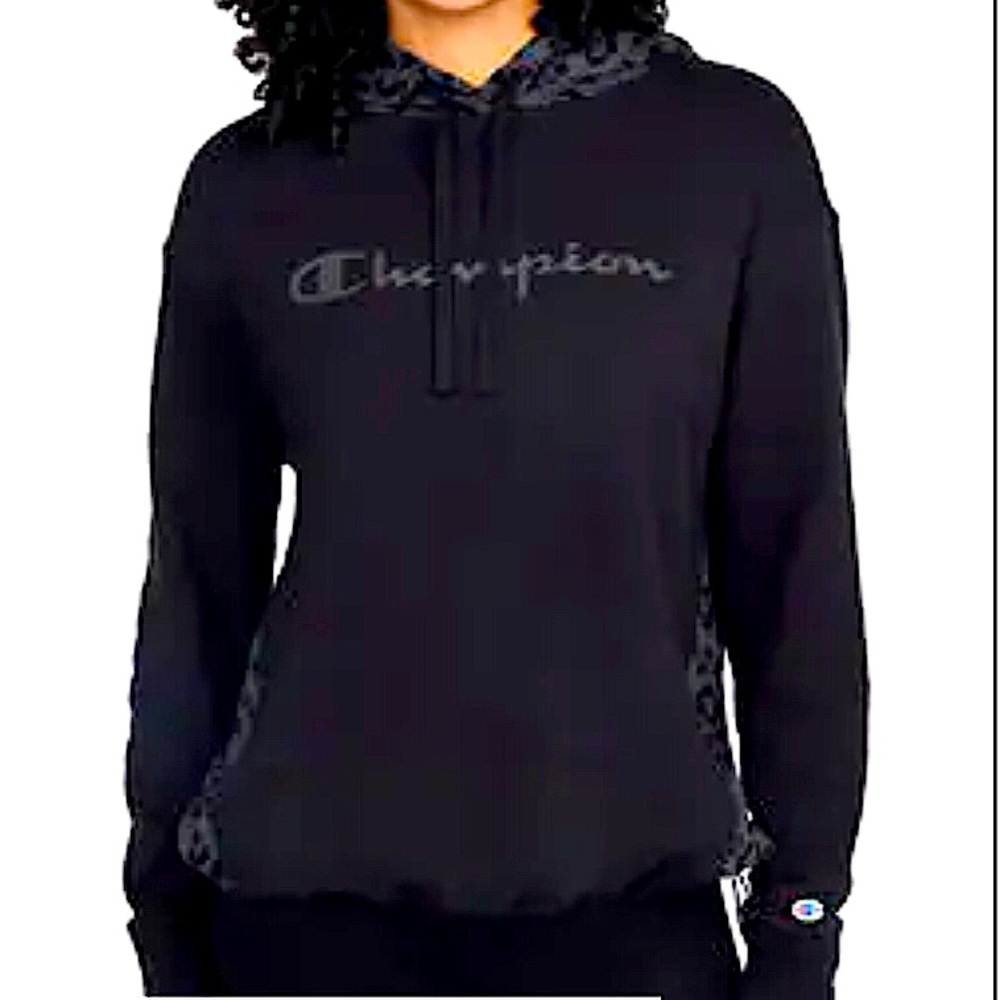 CHAMPION BLACK HOODIE
